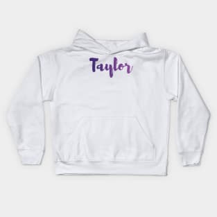 Taylor name Kids Hoodie